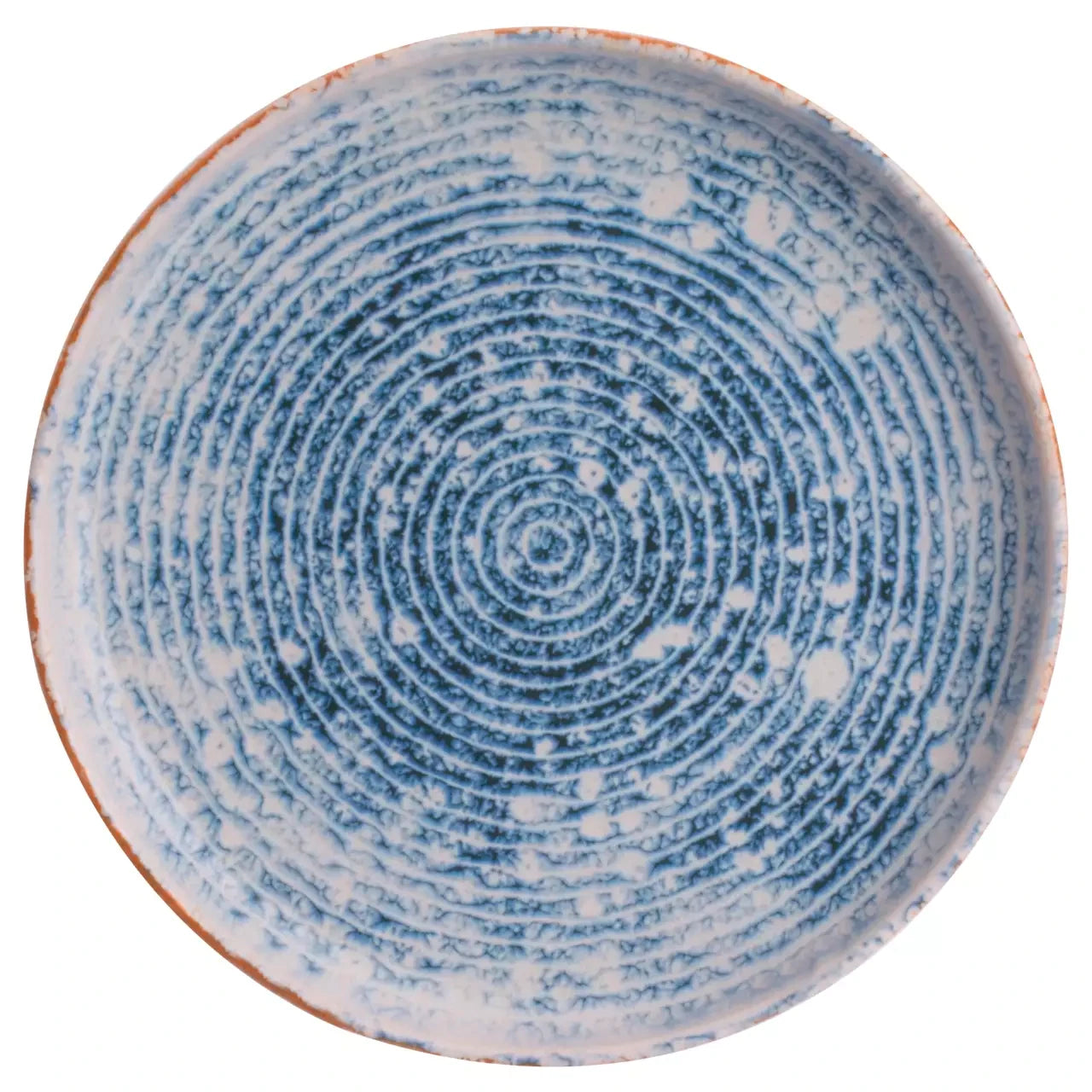 James Cooke Azure Vintage Plate 22 cm Blue White Stoneware 2 pcs